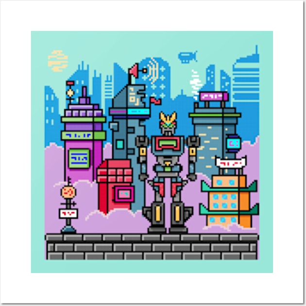 City in the Sky Wall Art by JMADISON